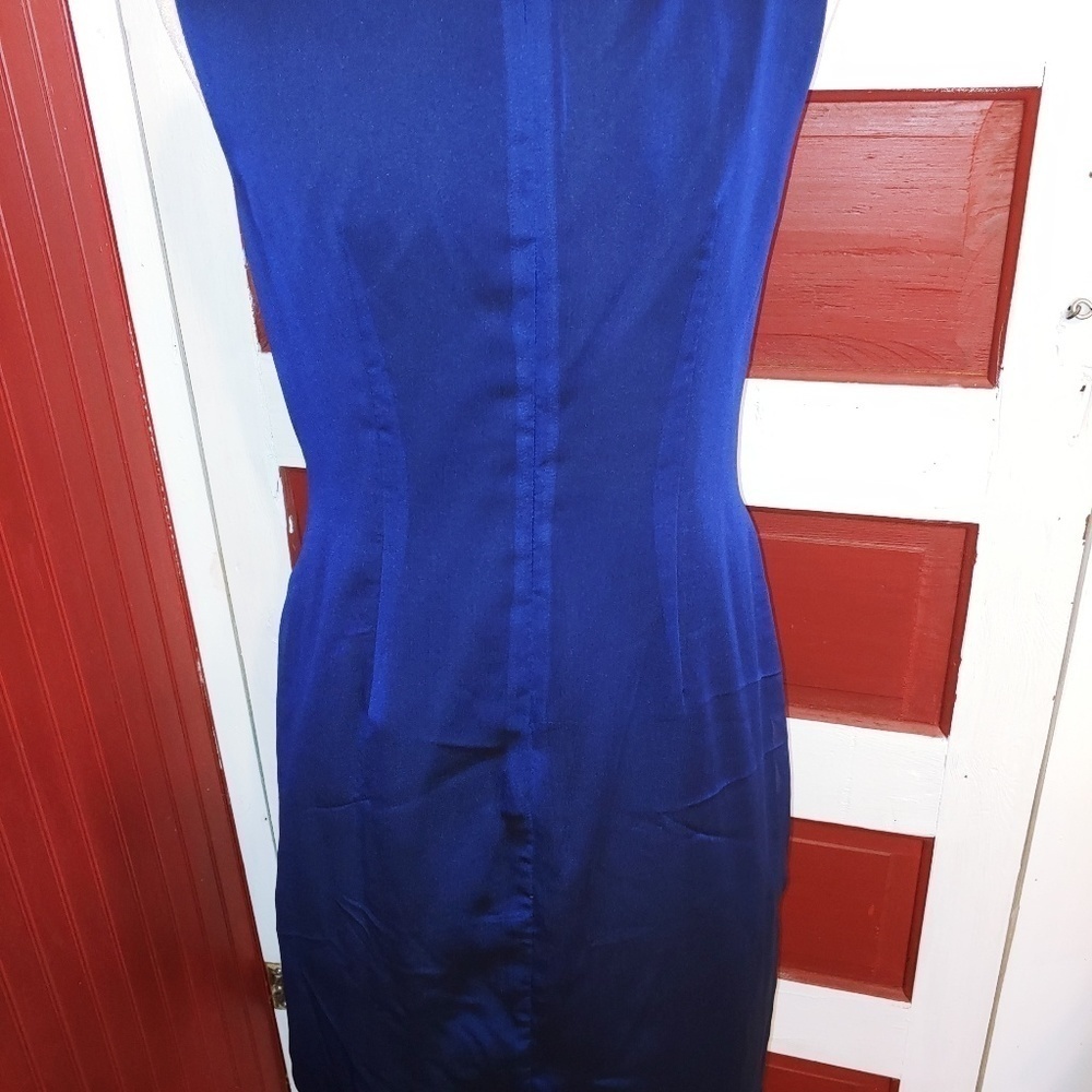 Dressbarn Ruffled Dress 8 - Picture 3 of 5